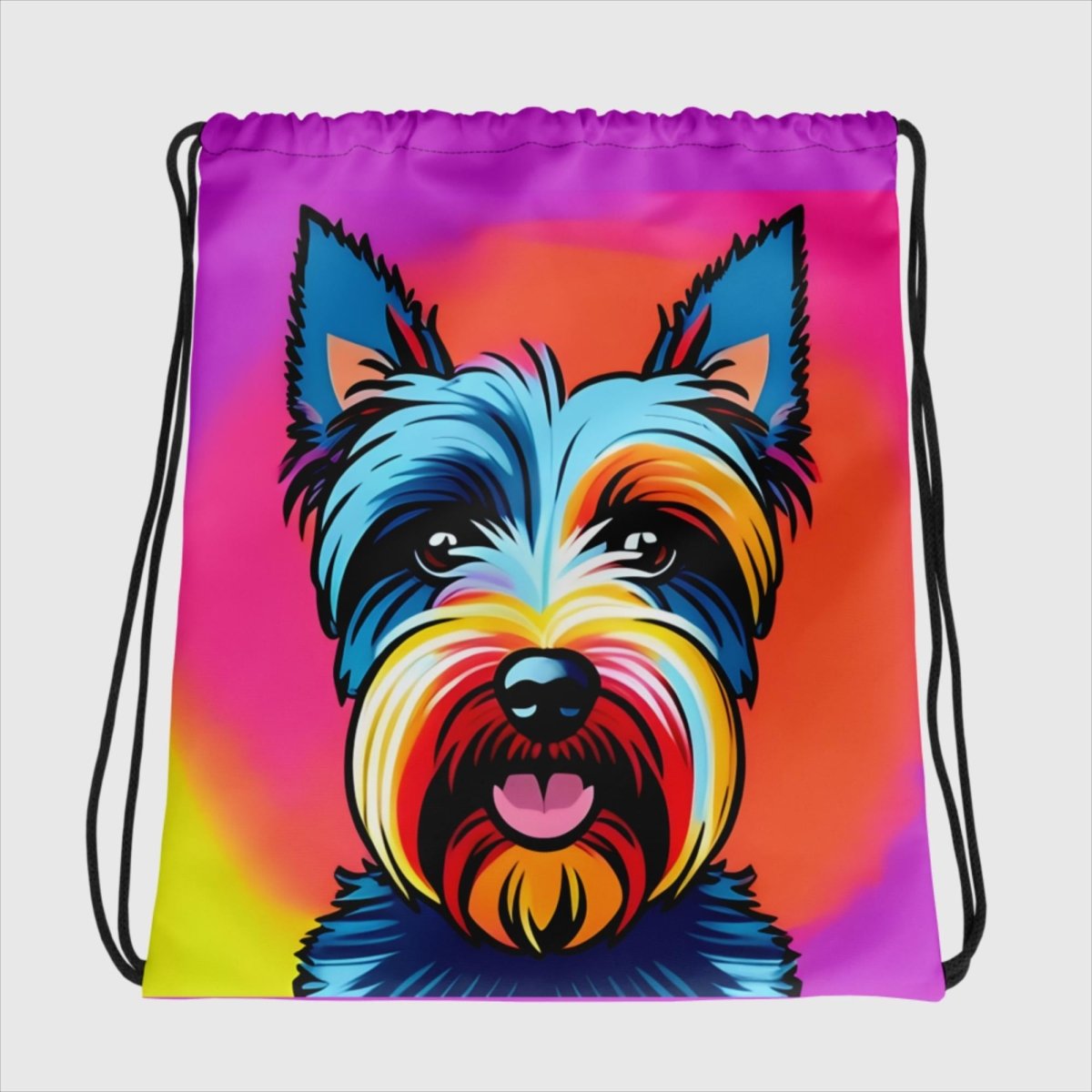 Cheeky Purple Scottie String Bag - Funny Nikko