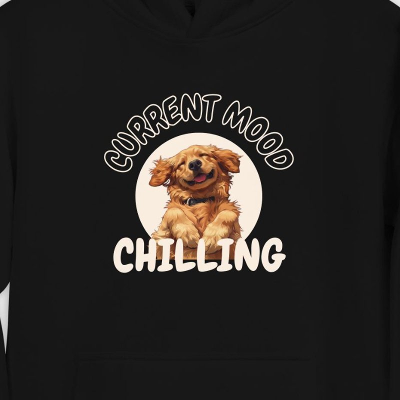 Chilling Golden Retriever Hoodie for Women - Funny Nikko