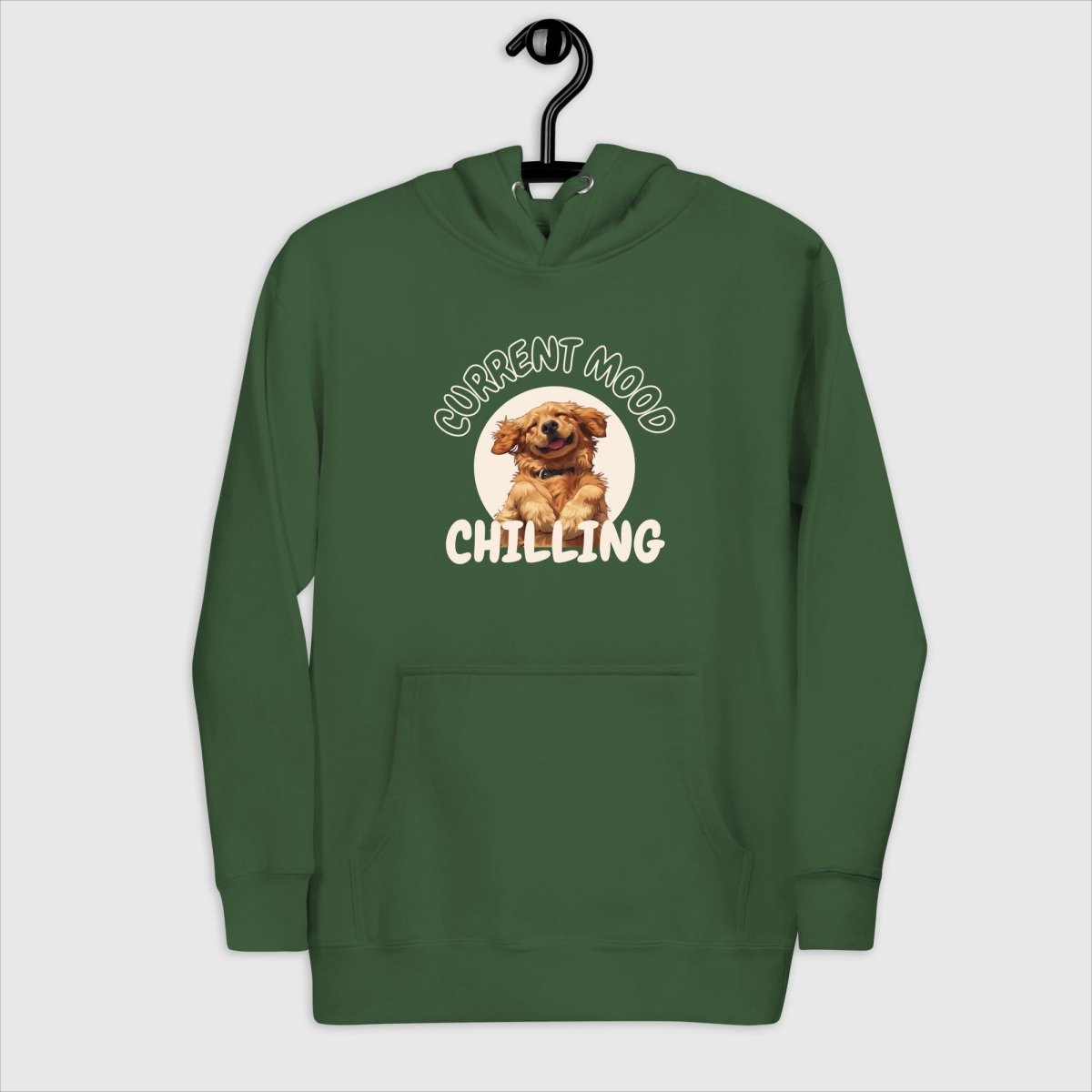 Chilling Golden Retriever Hoodie for Women - Funny Nikko