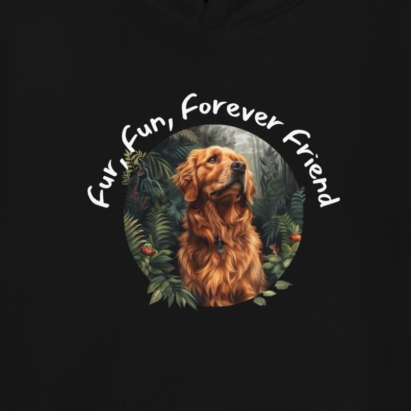 "Forever Friend" Golden Hoodie for Women - Funny Nikko