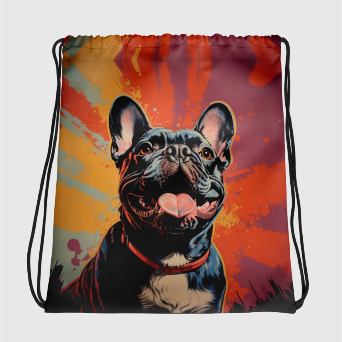 Frenchie Love n Kisses String Bag - Funny Nikko