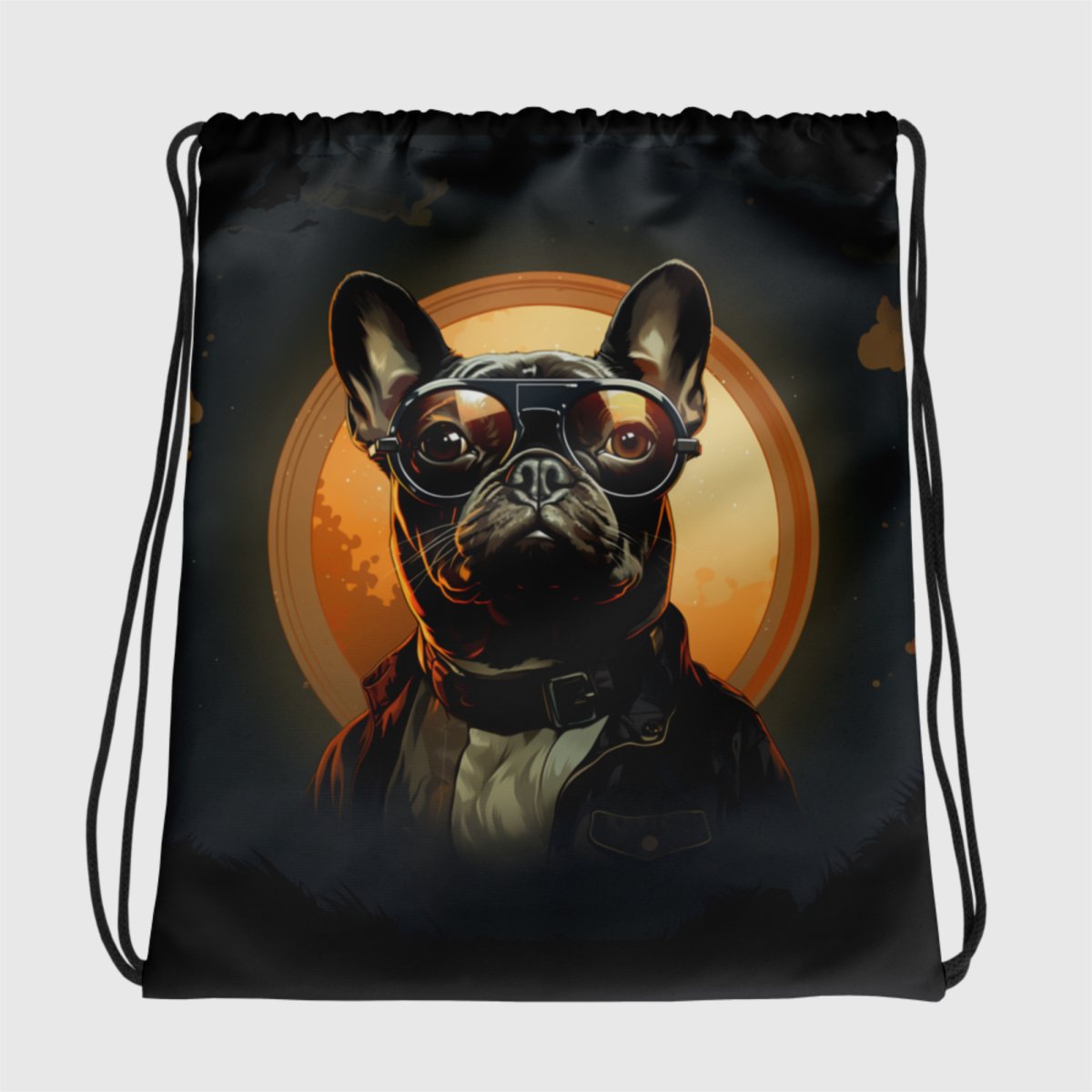 Frenchie The Aviator String Bag - Funny Nikko