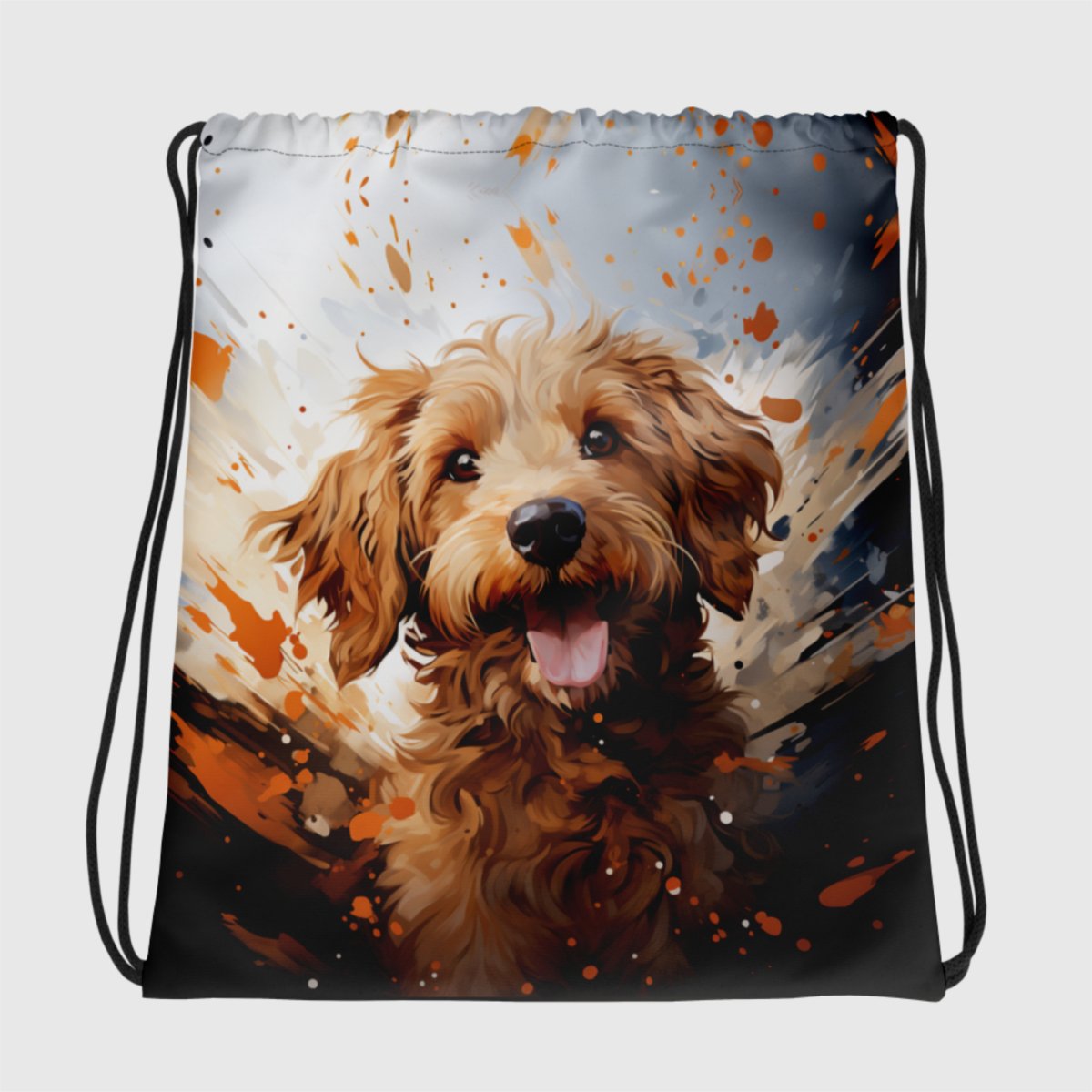 Goldendoodle Smile String Bag - Funny Nikko