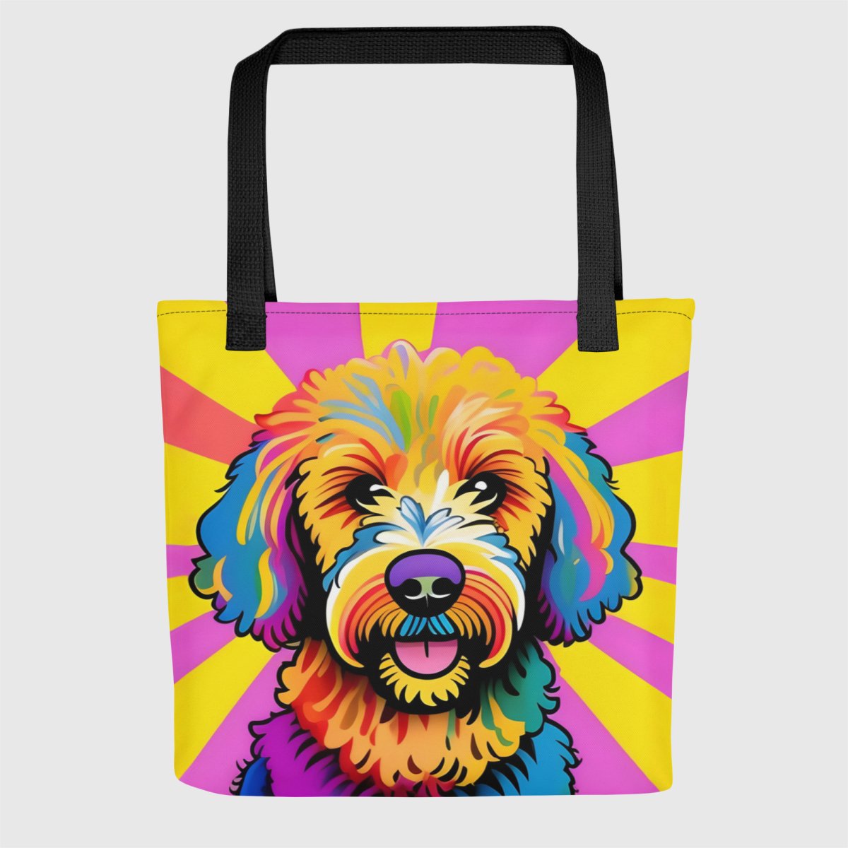 Goldendoodle Sun Tote Bag - Funny Nikko