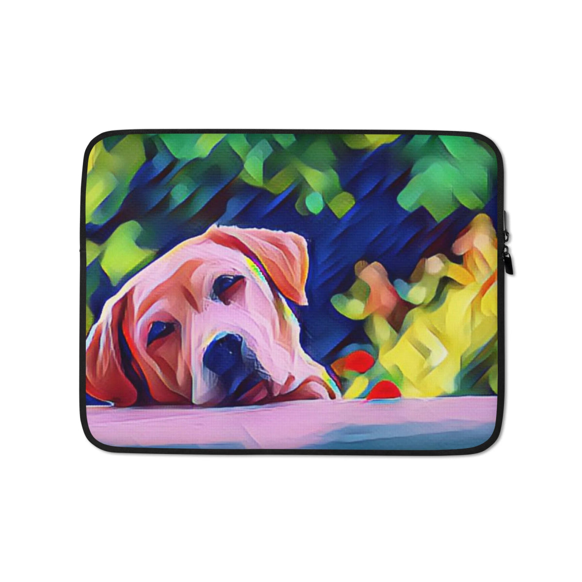 Labrador Adoring Gaze Laptop Sleeve - Funny Nikko