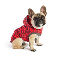 Reversible Elasto - Fit Raincoat - Red/Red - Funny Nikko