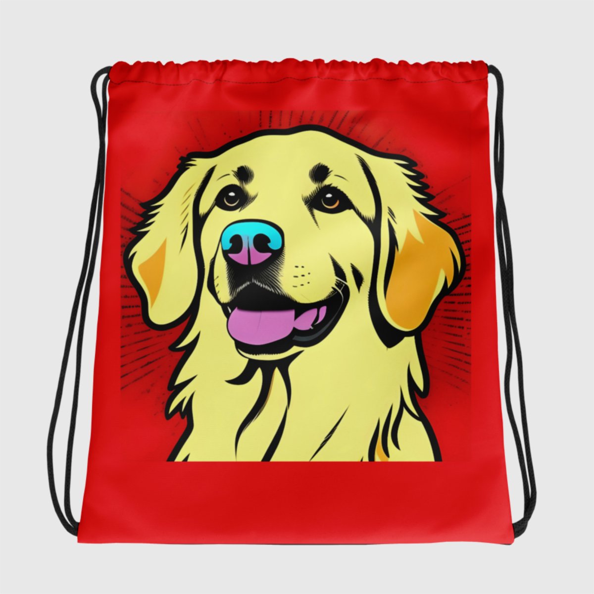 Super Lab Teal Nose String Bag - Funny Nikko