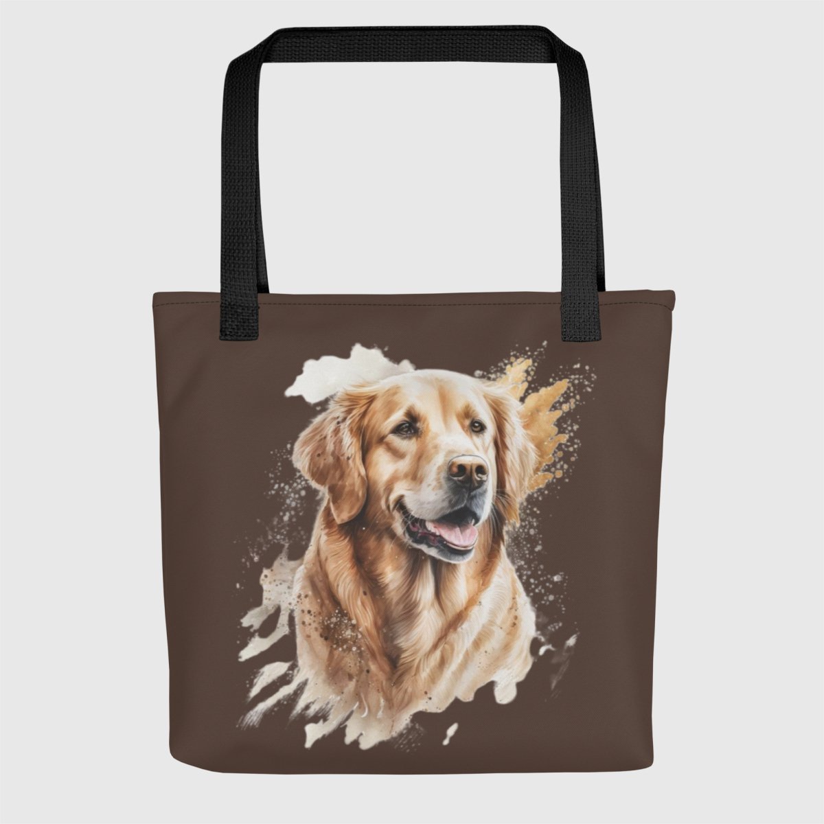 Watercolor Golden Retriever Tote Bag - Funny Nikko