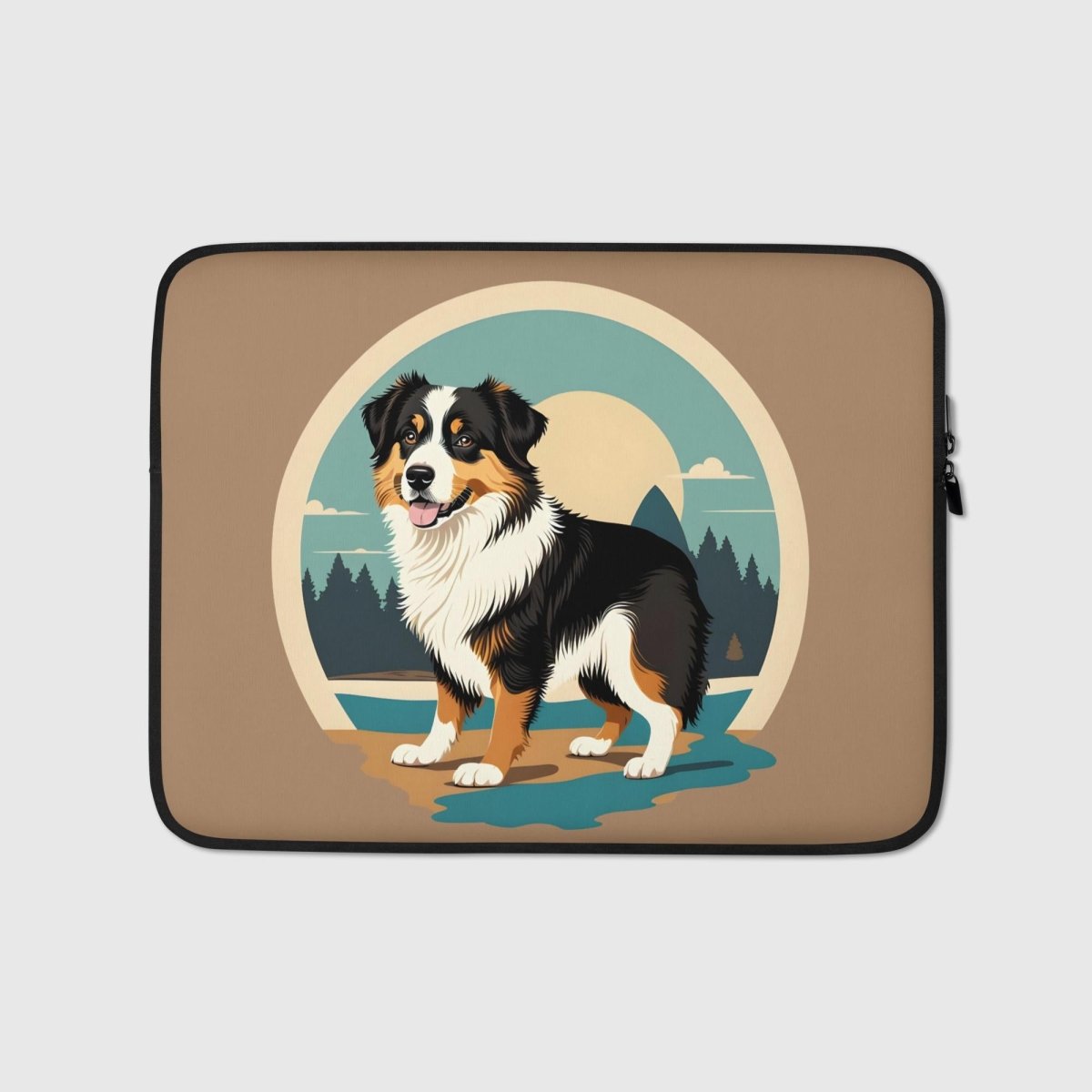 Aussie at Sunset Laptop Sleeve - Funny Nikko