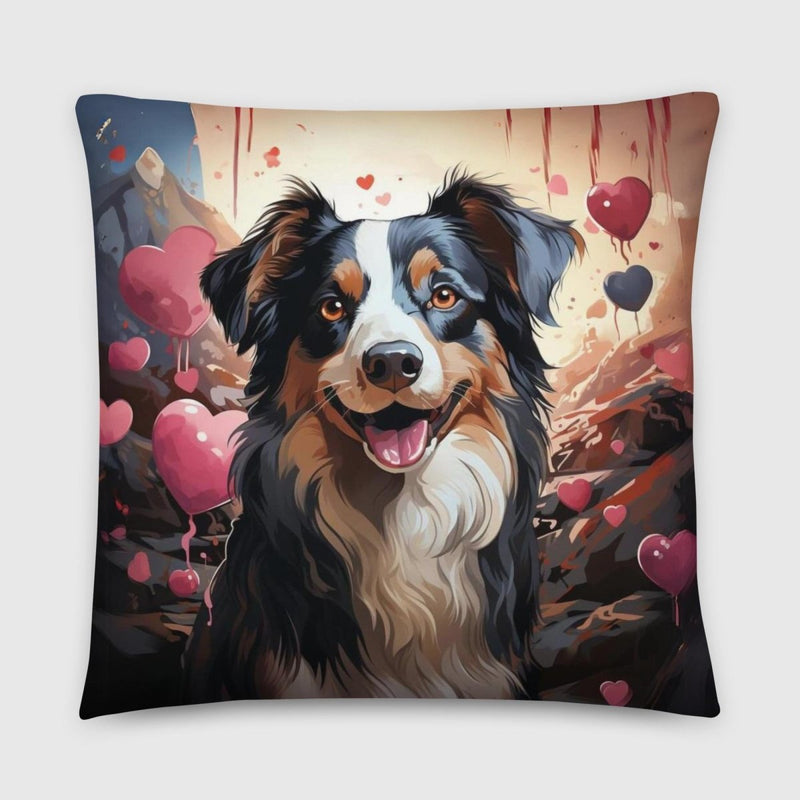 Australian Mountain Love Throw Pillow - Funny Nikko