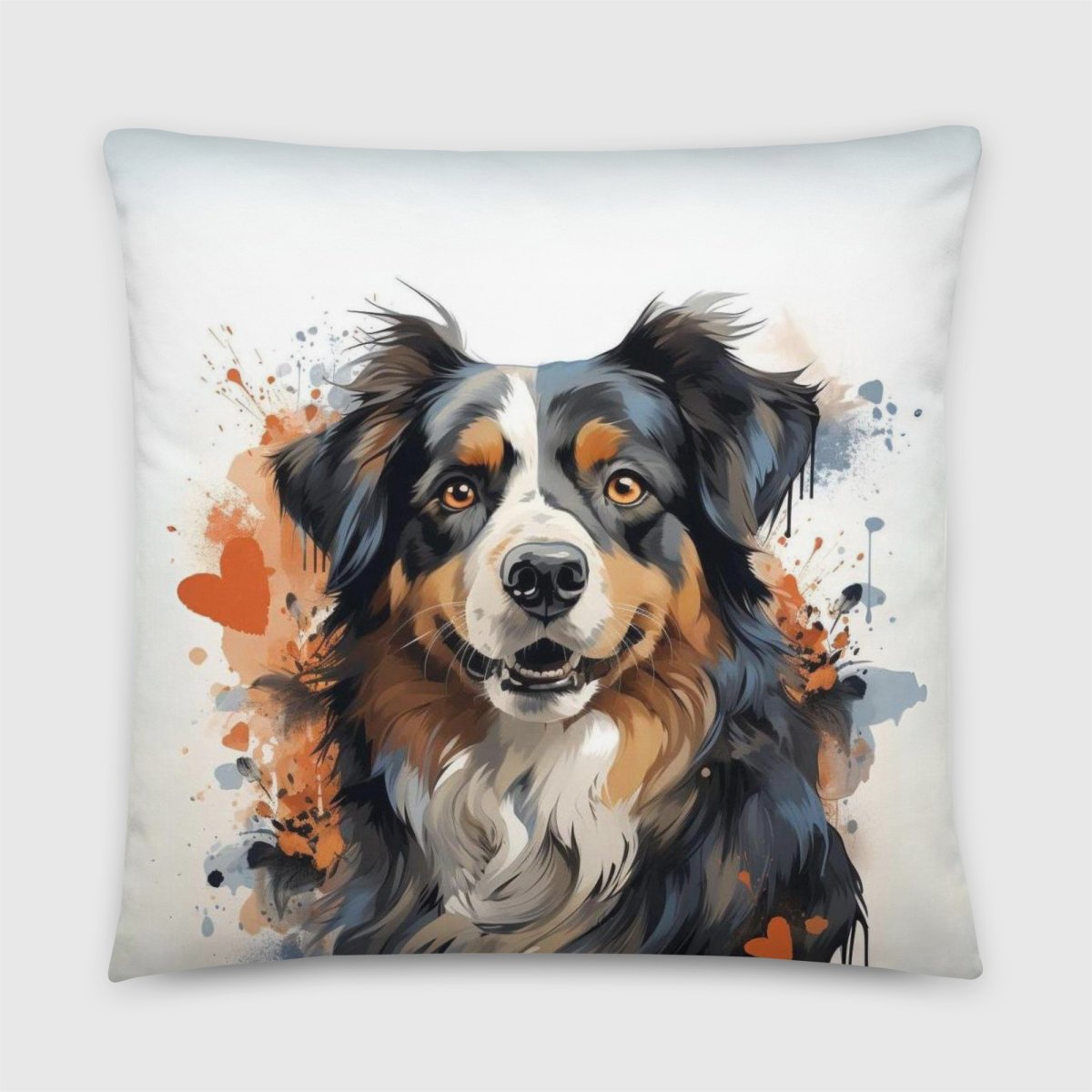 Australian Shepherd Love Throw Pillow - Funny Nikko