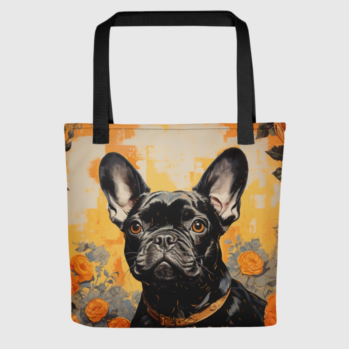 Autumn Frenchie Tote Bag - Funny Nikko