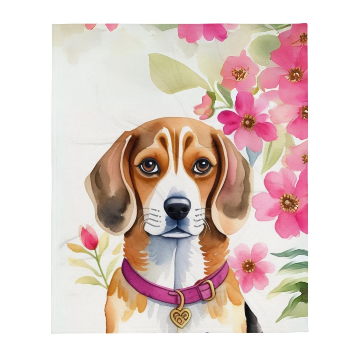 Beautiful Beagle Throw Blanket - Funny Nikko