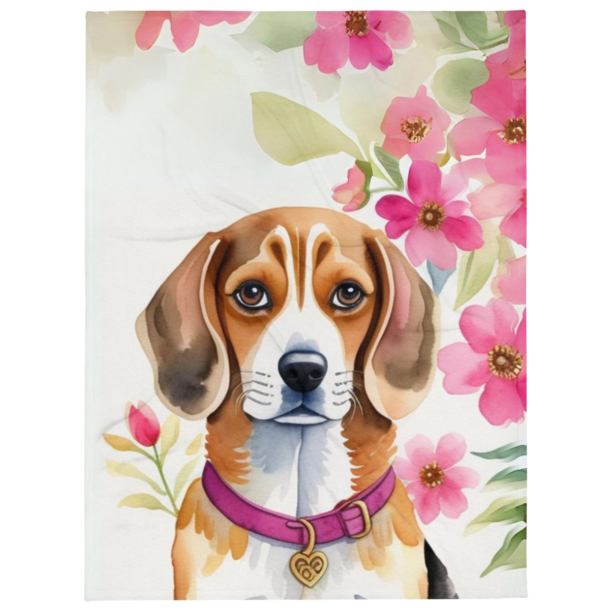 Beautiful Beagle Throw Blanket - Funny Nikko