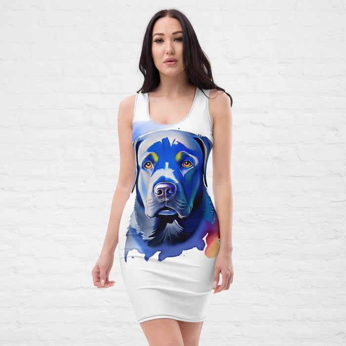 Blue Lab Dress - Funny Nikko