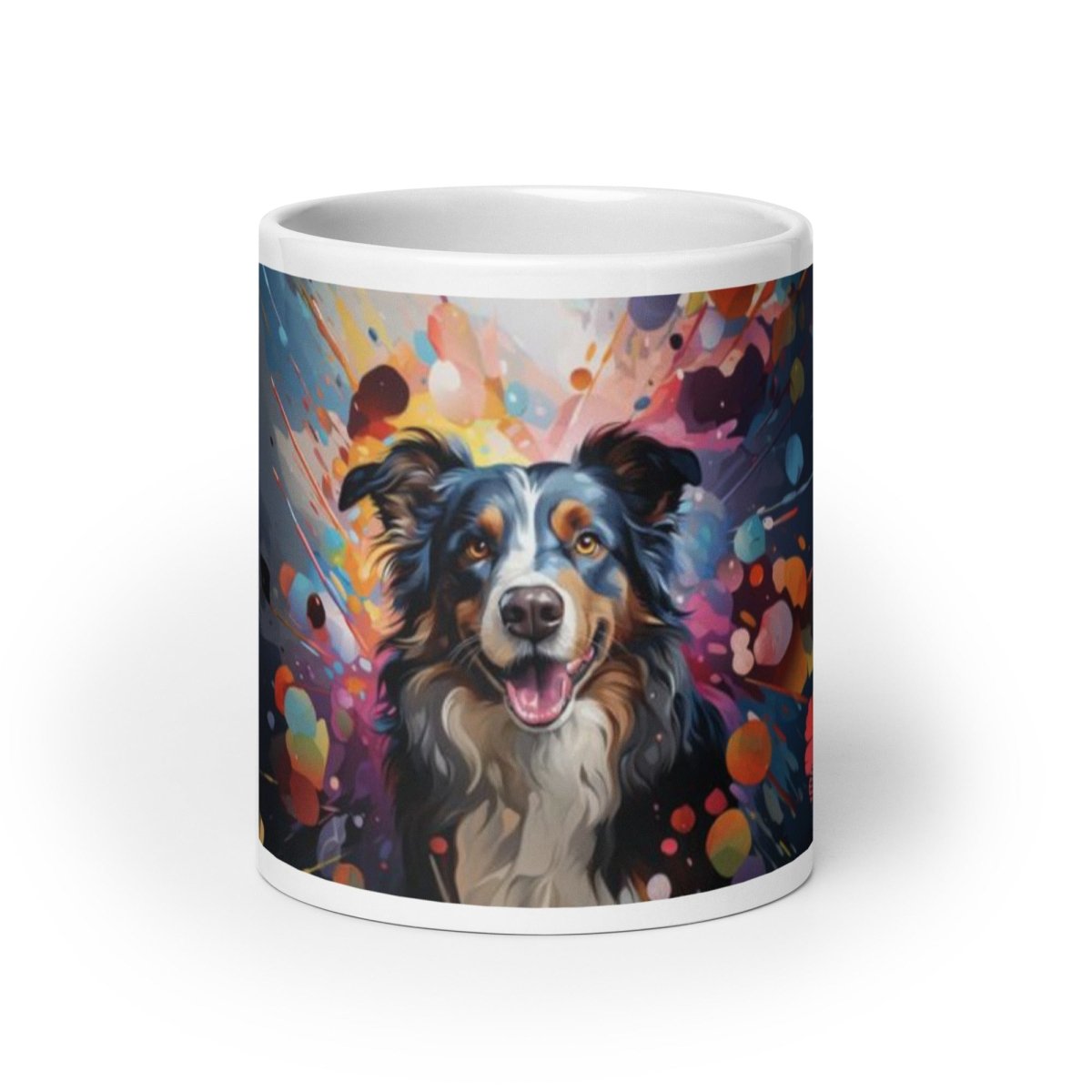 Burst of Border Collie Mug - Funny Nikko