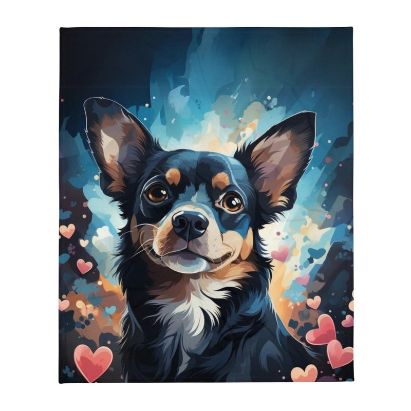 Chihuahua Mystique Story Throw Blanket - Funny Nikko