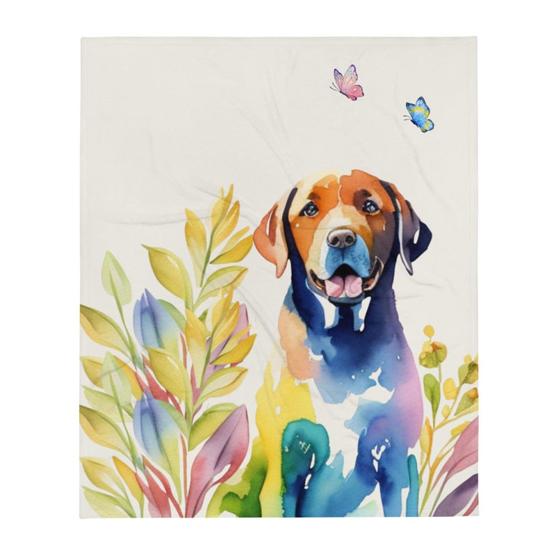 Cozy and Romantic Labrador Throw Blanket - Funny Nikko