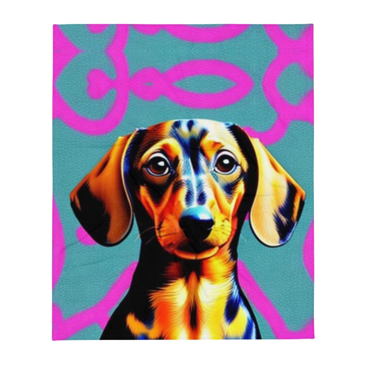 Dachshund Illusion Blanket - Funny Nikko