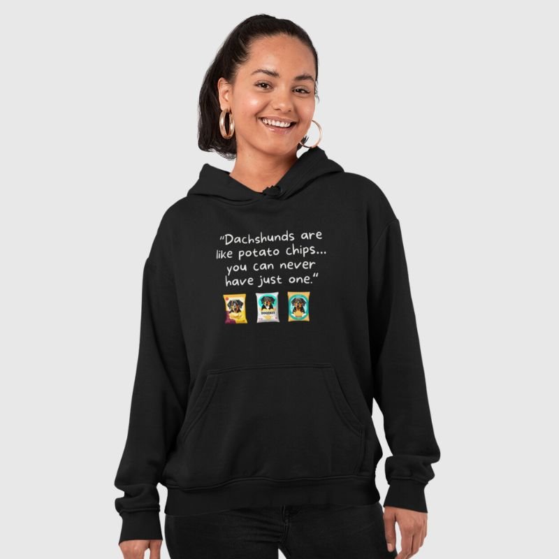 Dachshund Woman Hoodie - Funny Nikko