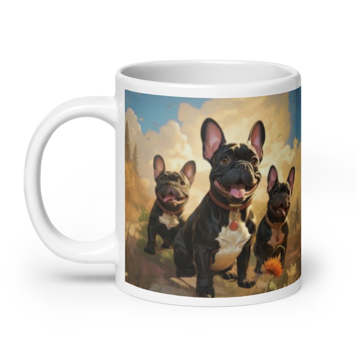 Dad Bod, Frenchie Squad Mug - Funny Nikko