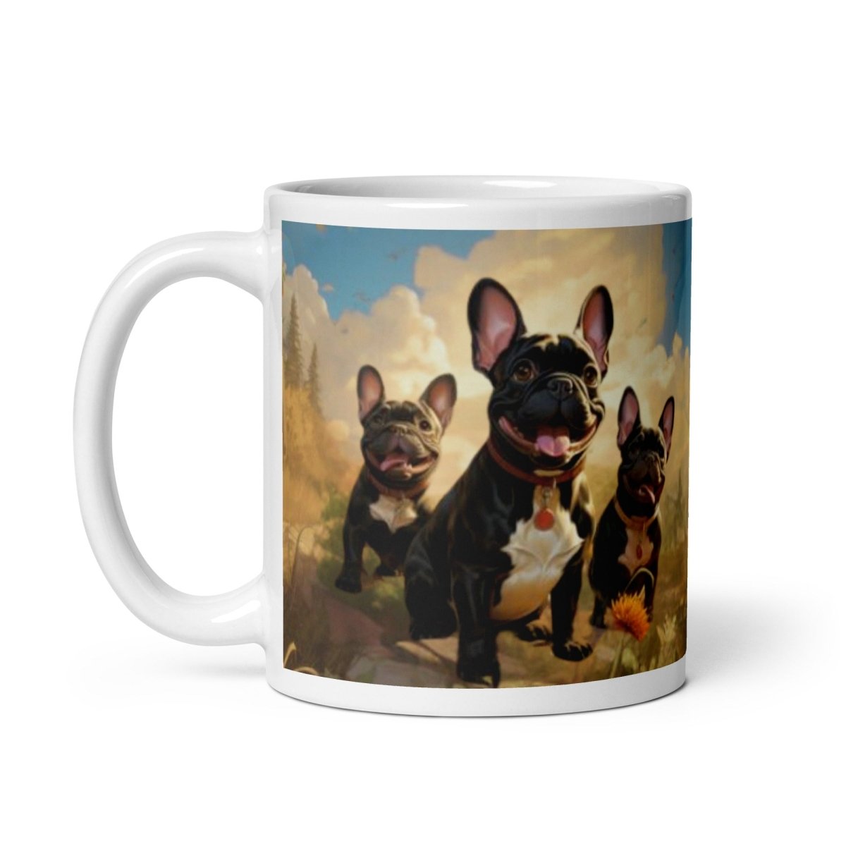 Dad Bod, Frenchie Squad Mug - Funny Nikko