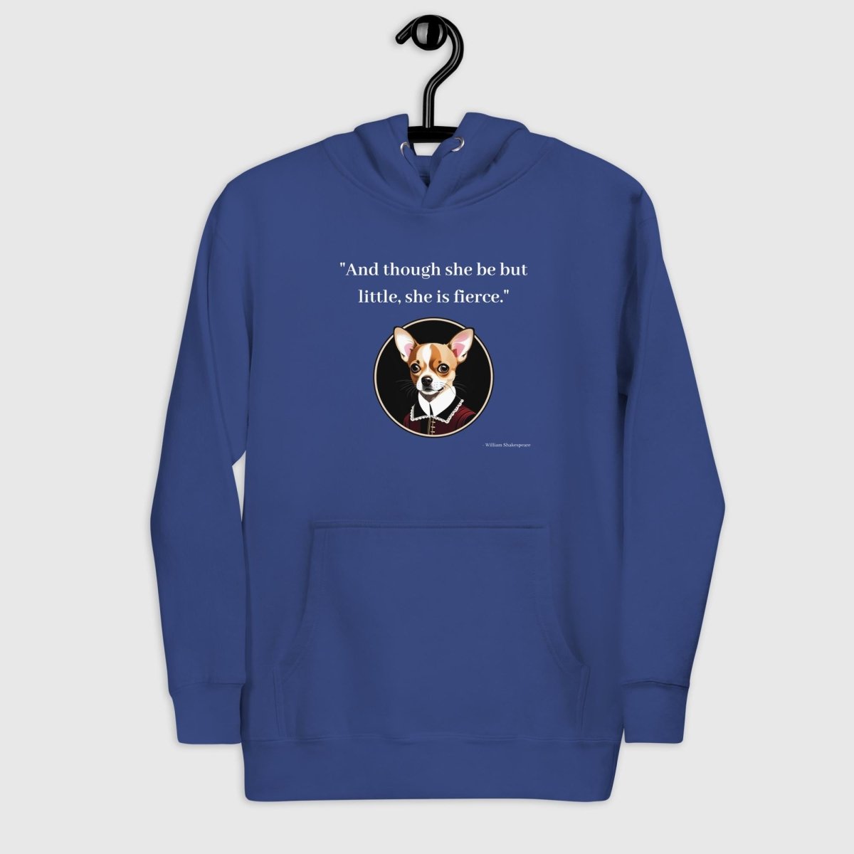 Little But  Fierce Chihuahua Woman Hoodie - Funny Nikko