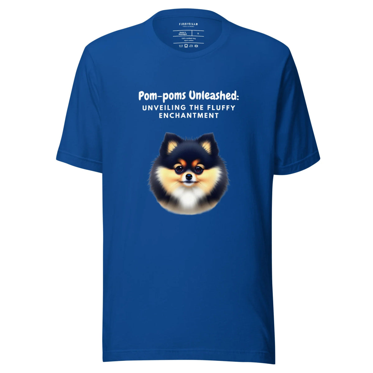 Fluff Pom Staple T-Shirt - Funny Nikko