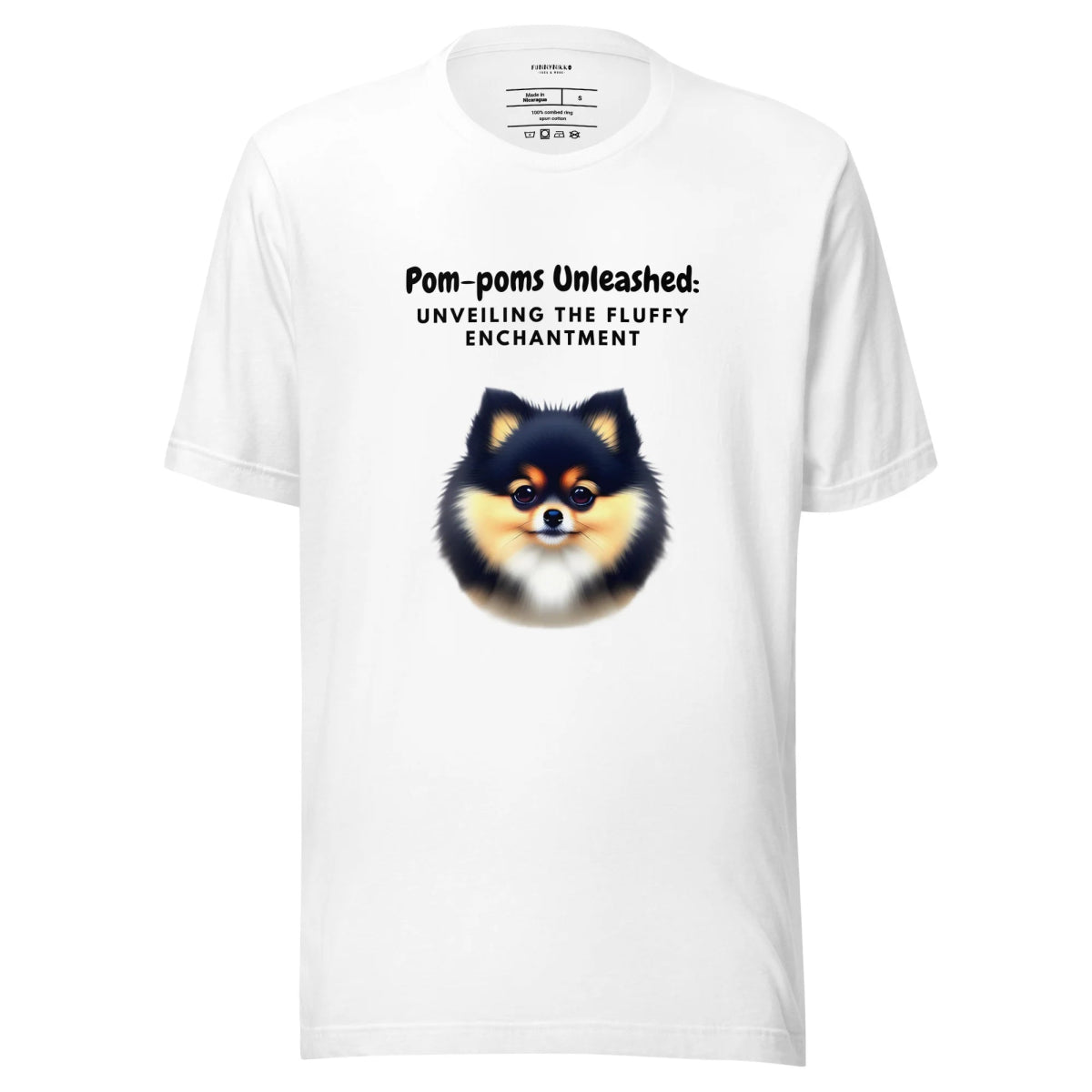 Fluff Pom Staple T-Shirt - Funny Nikko