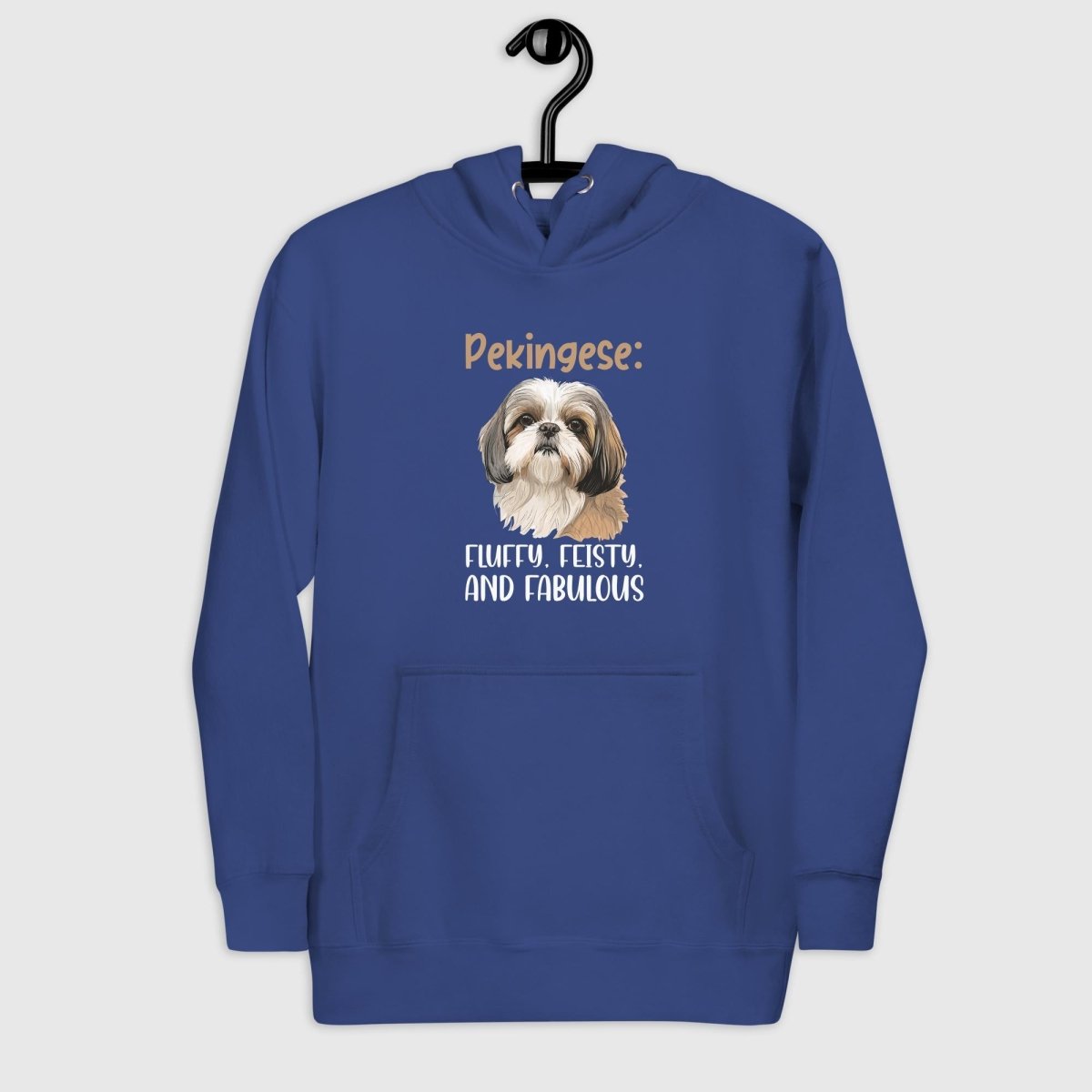 Fluffy Pekingese Woman Hoodie - Funny Nikko