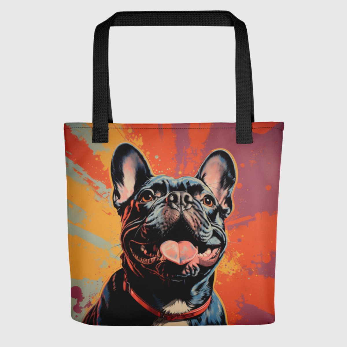 Frenchie Love n Kisses Tote Bag - Funny Nikko