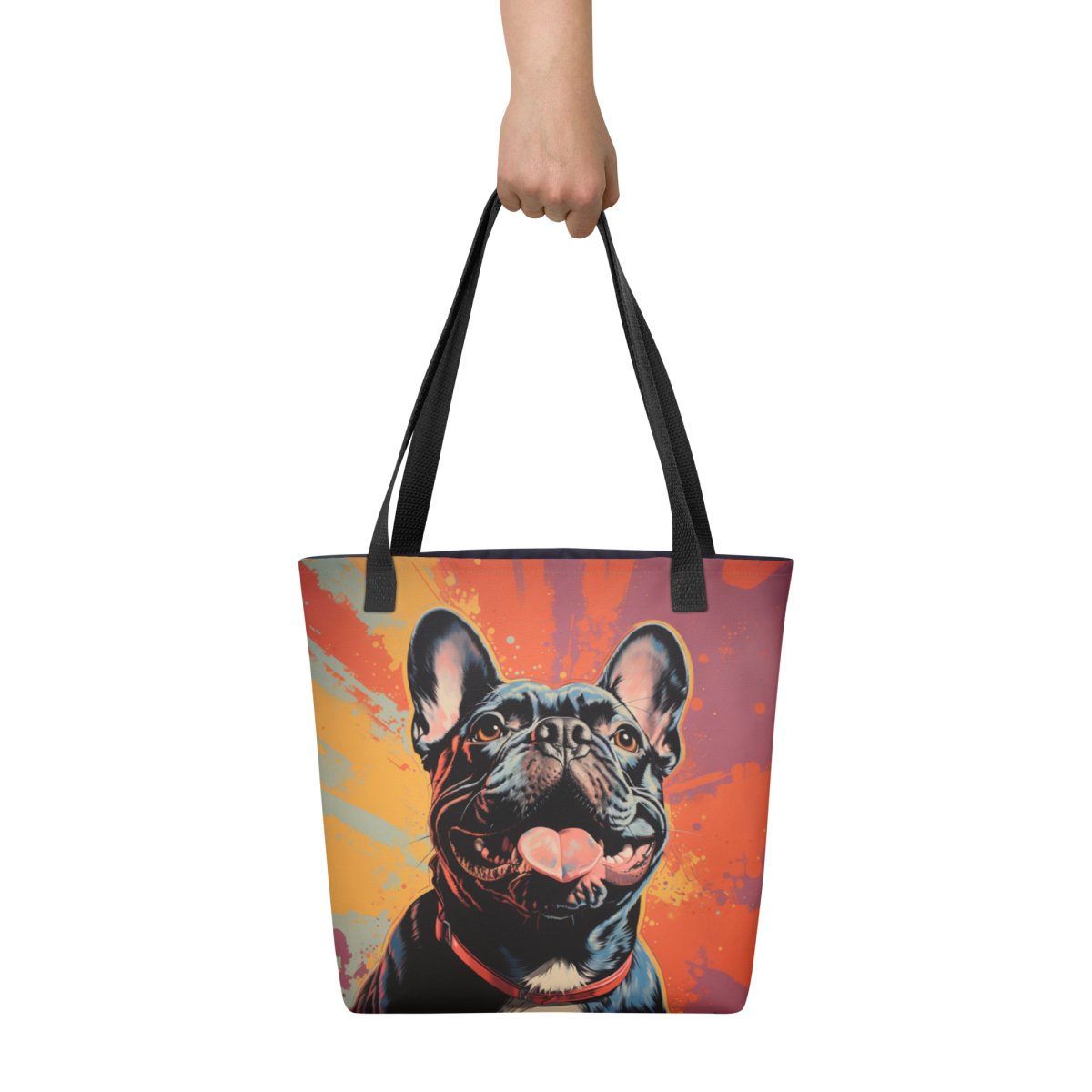 Frenchie Love Tote Bag - Funny Nikko