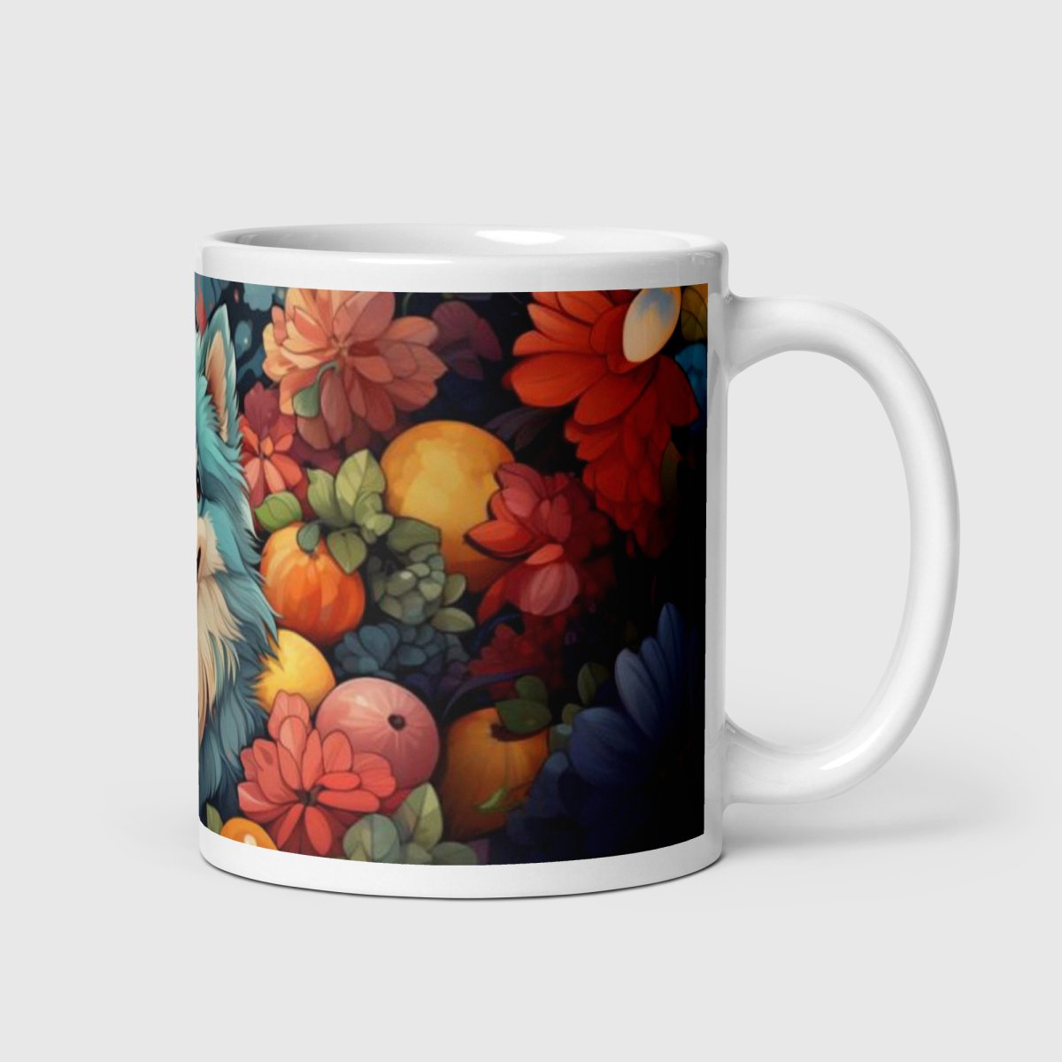 Fruity Pomeranian Mug - Funny Nikko