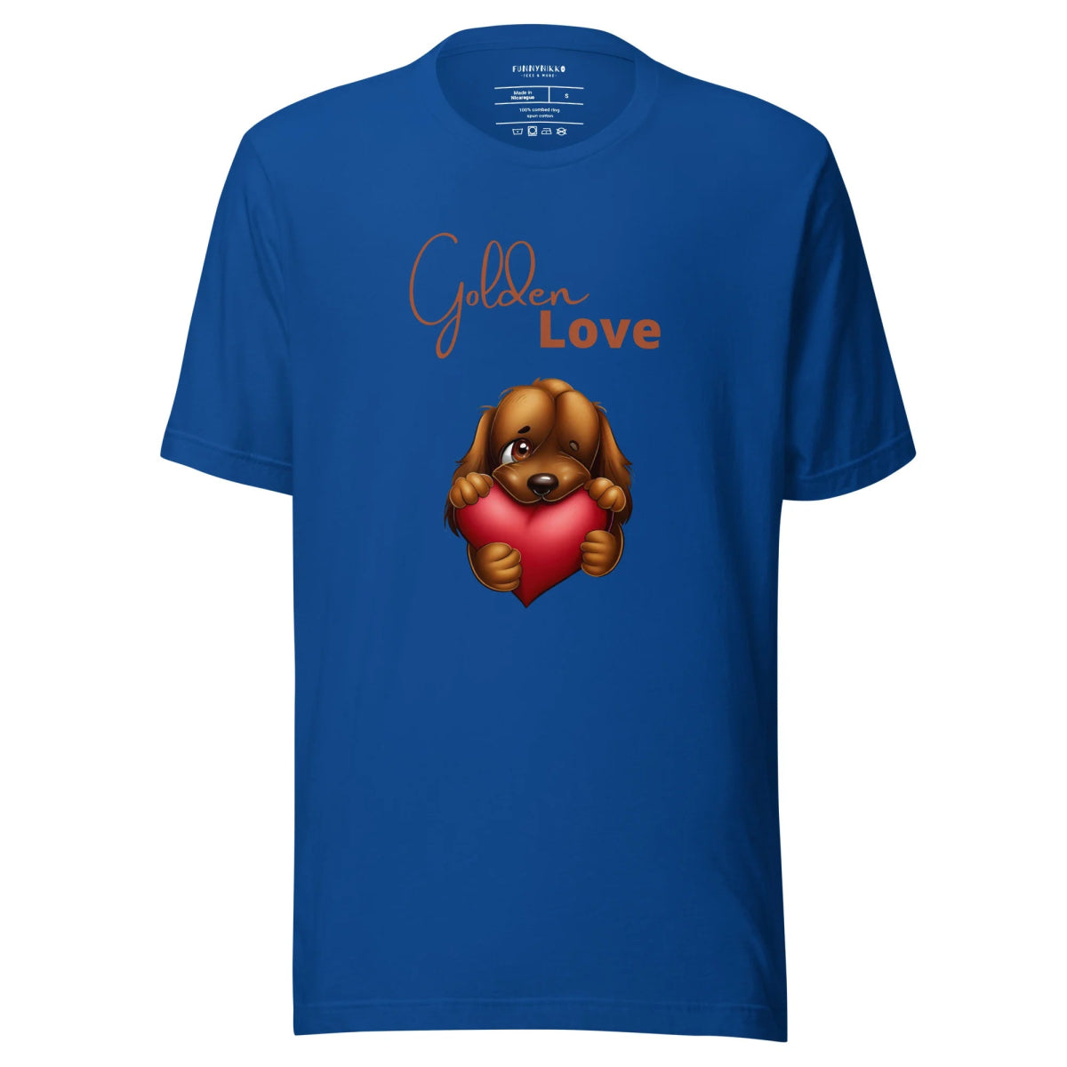 Golden Love Staple T-Shirt - Funny Nikko