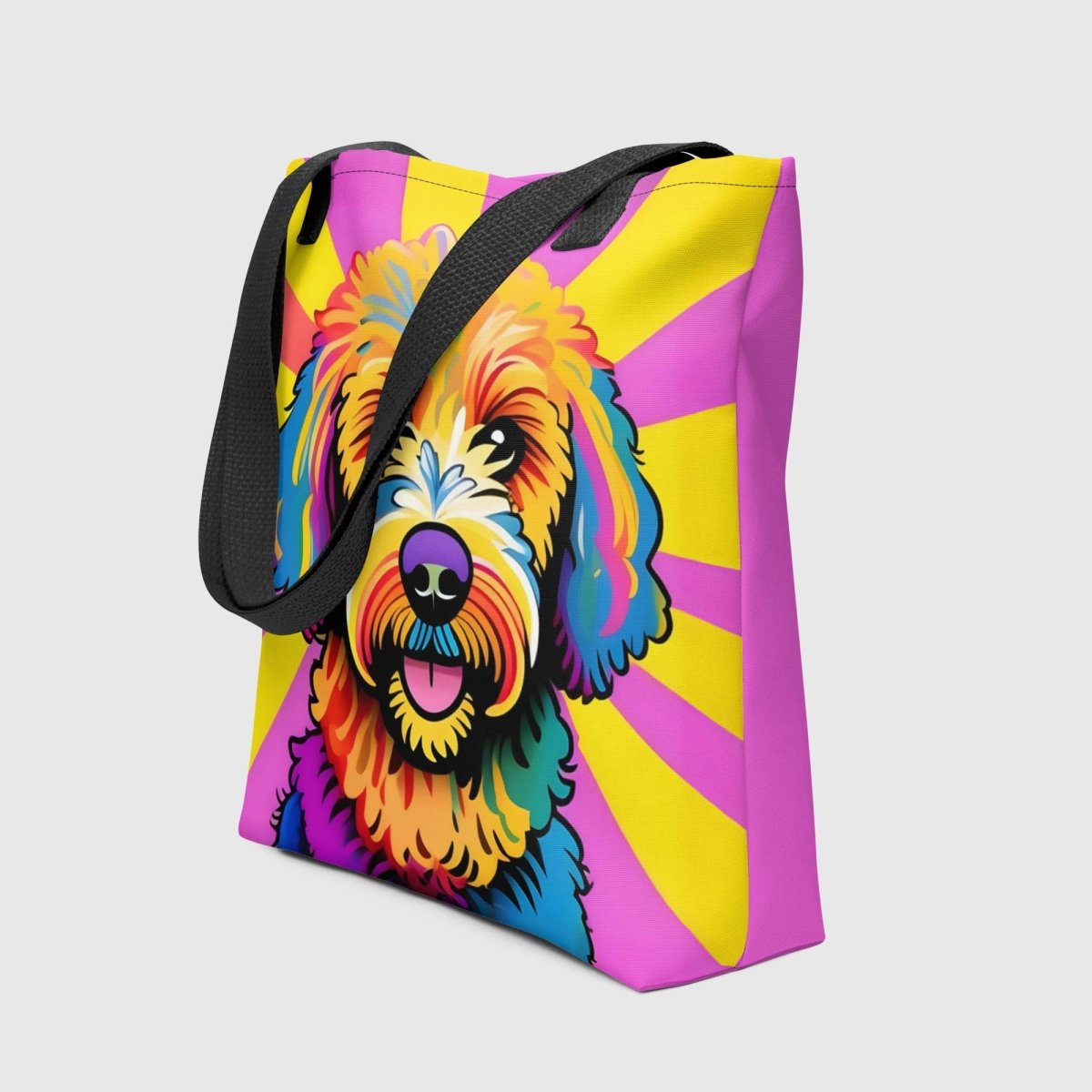 Goldendoodle Sun Tote Bag - Funny Nikko