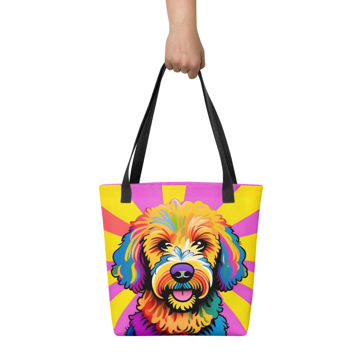 Goldendoodle Sun Tote Bag - Funny Nikko