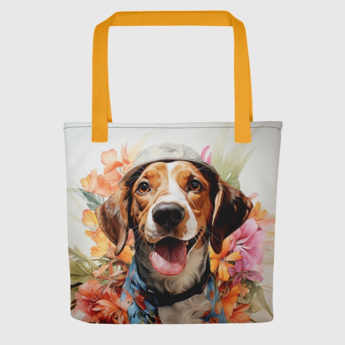 Hawaiian Beagle Tote Bag - Funny Nikko