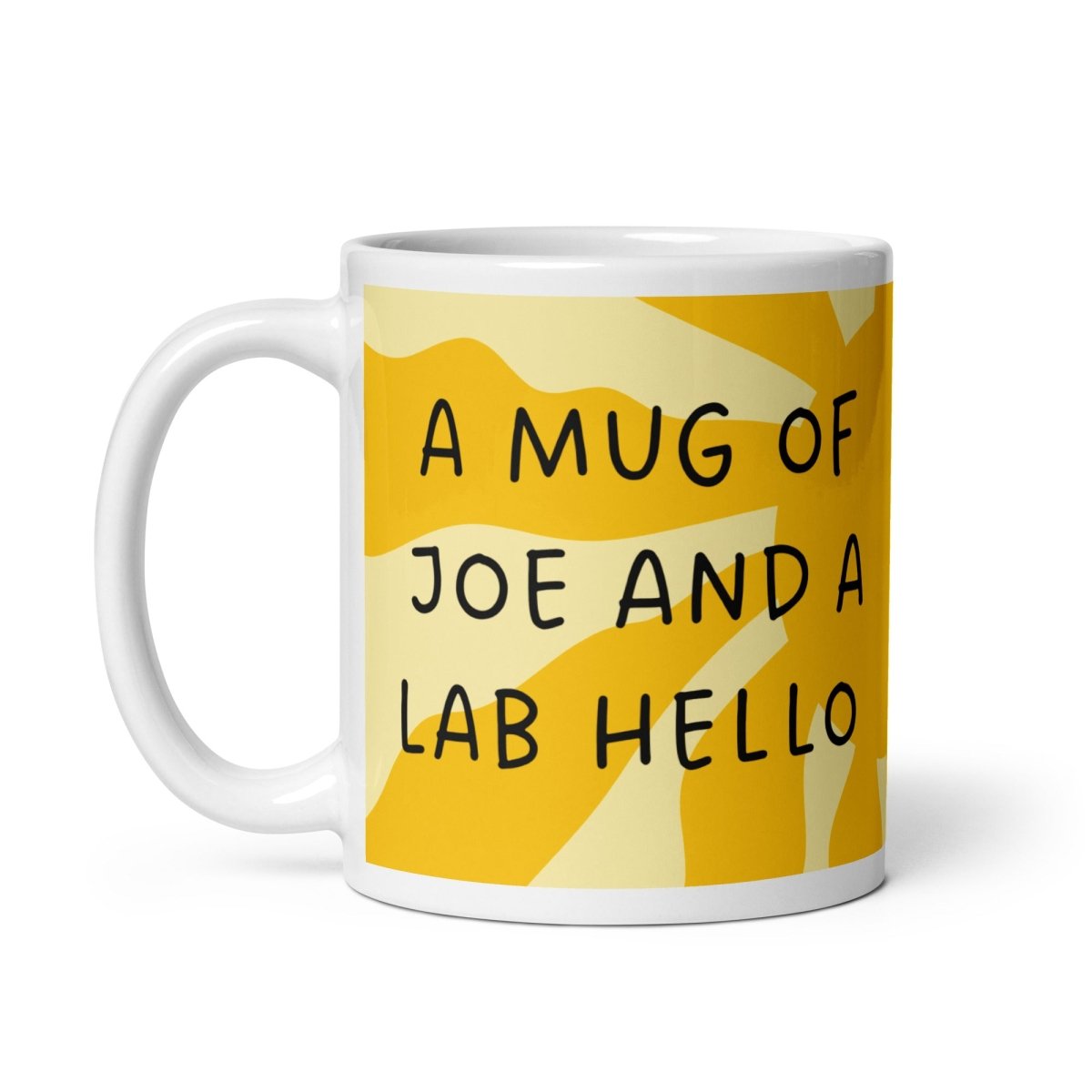 Lab Hello Mug - Funny Nikko