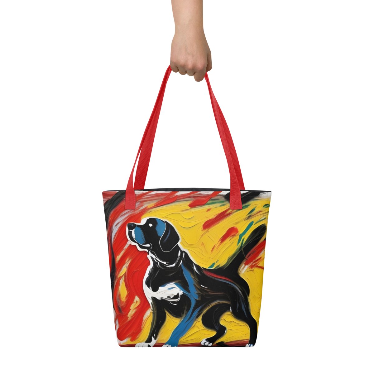 Lab Painting Tote bag - Funny Nikko