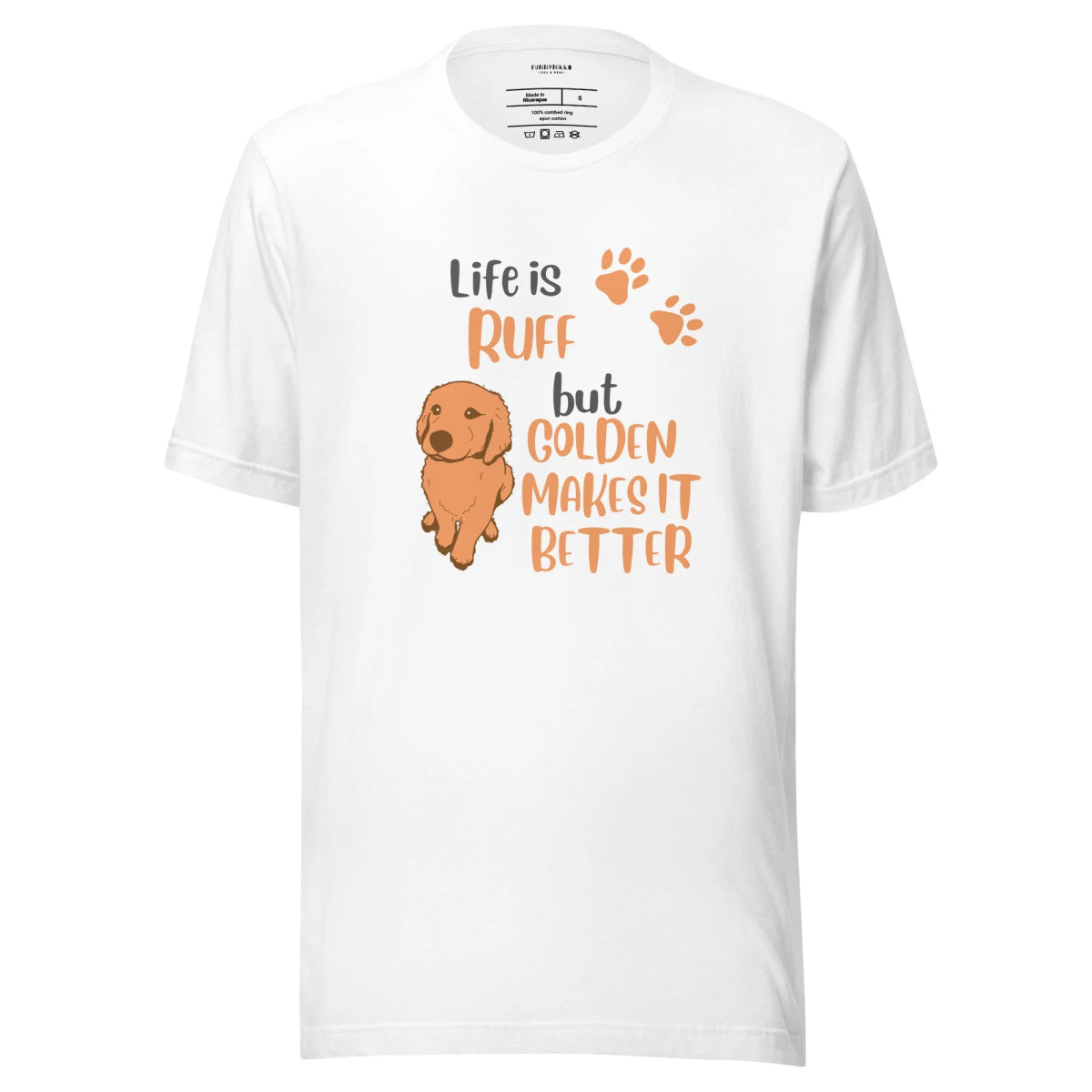 Life is Ruff Staple T-Shirt - Funny Nikko