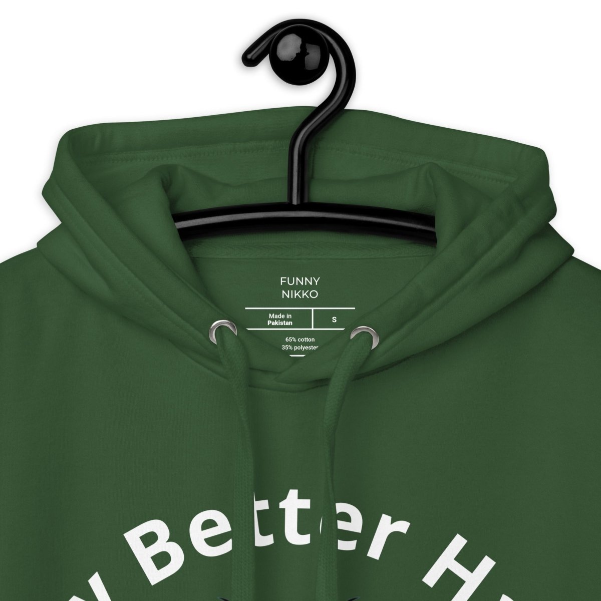 My Better Half Border Hoodie - Funny Nikko