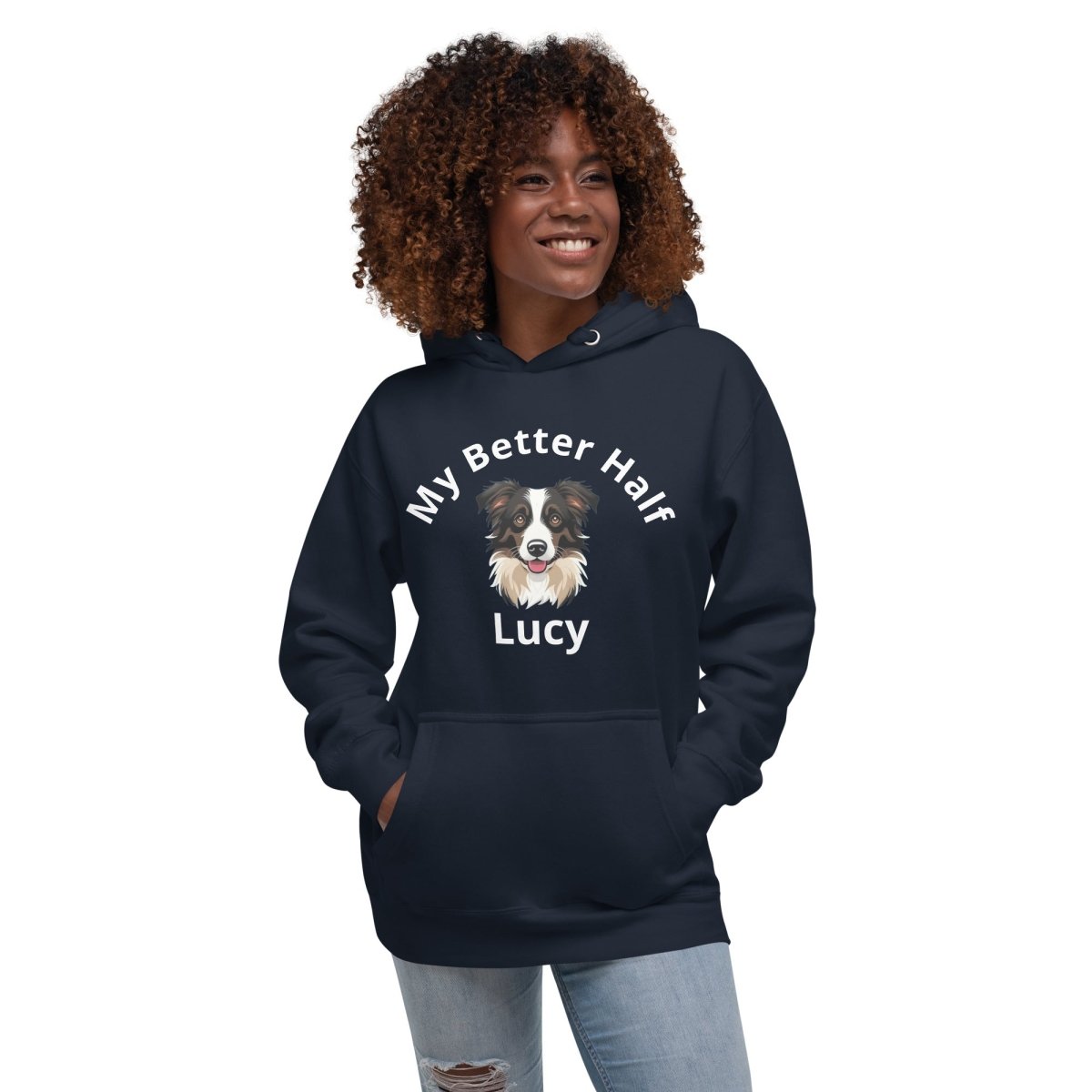 My Better Half Border Hoodie - Funny Nikko