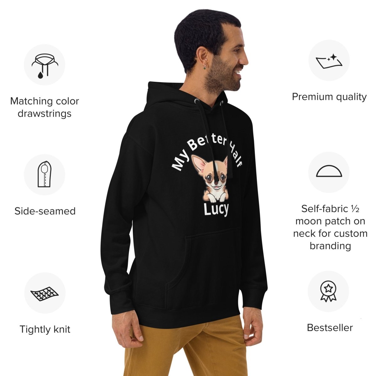 My Better Half Chih Hoodie - Funny Nikko