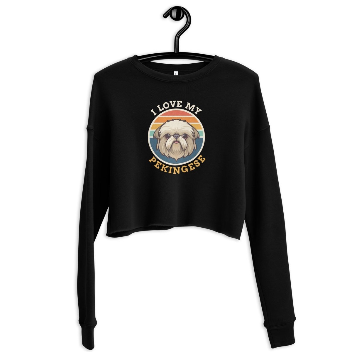 Pekingese Love Crop Sweatshirt - Funny Nikko