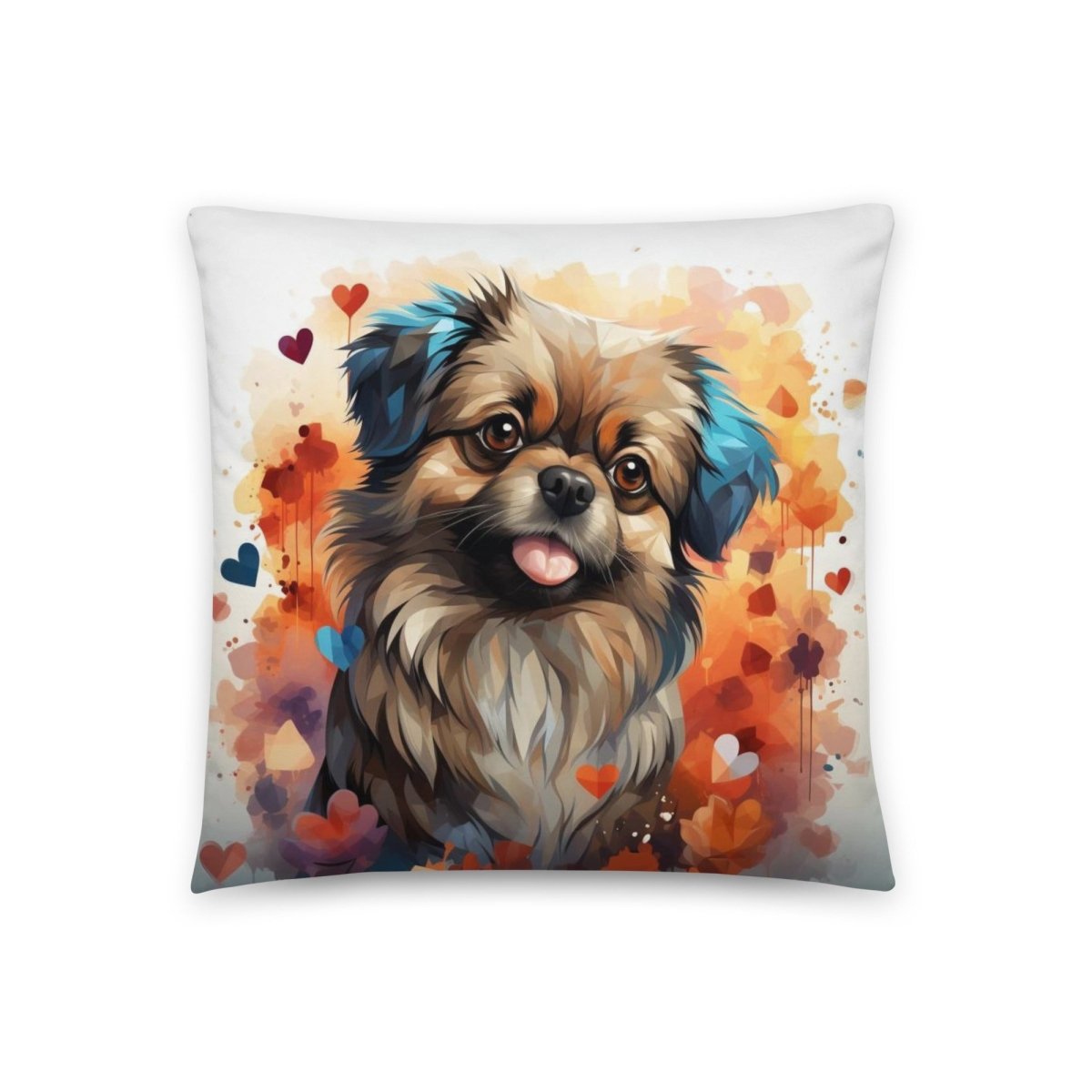 Pekingese Love Throw Pillow - Funny Nikko