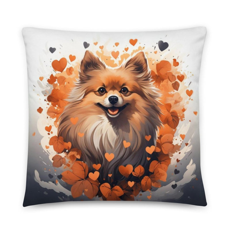 Pomeranian Love Throw Pillow - Funny Nikko