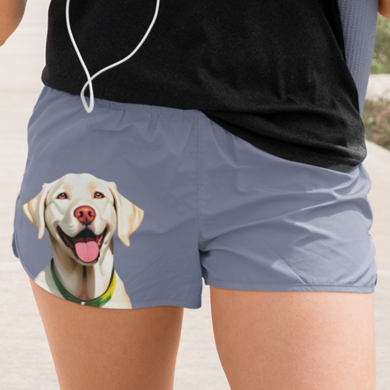 Purple Lab Shorts - Funny Nikko