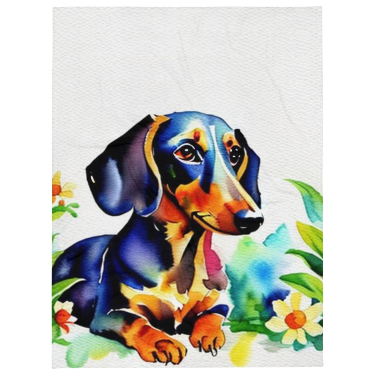 Romantic Dachshund Blanket - Funny Nikko