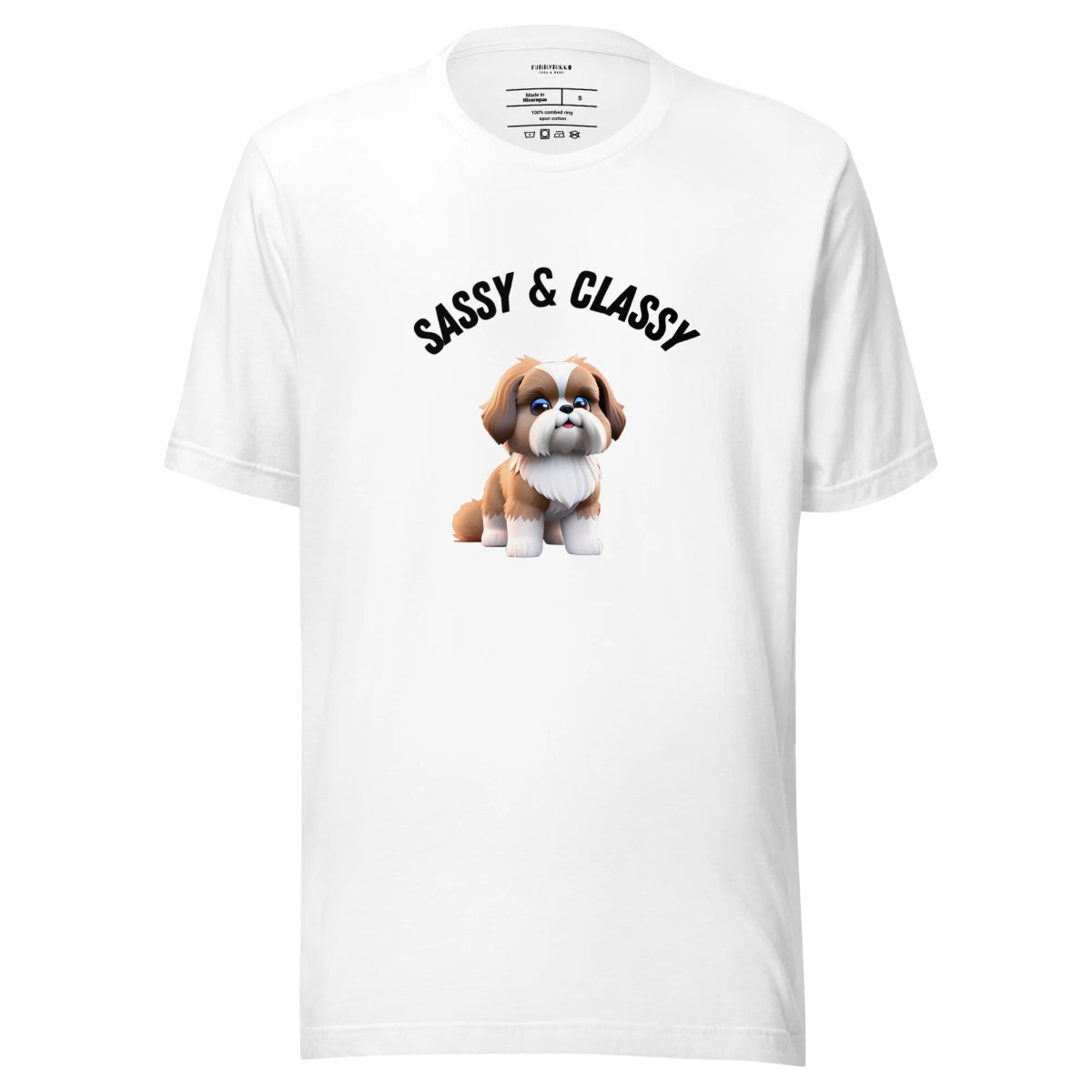 Sassy & Classy Shih Tzu Staple T-Shirt - Funny Nikko