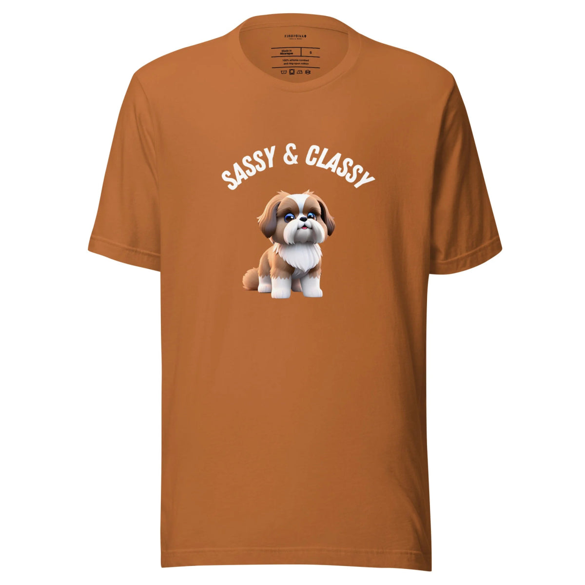 Sassy & Classy Shih Tzu Staple T-Shirt - Funny Nikko